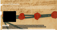 Desktop Screenshot of benjaminfranklin.org